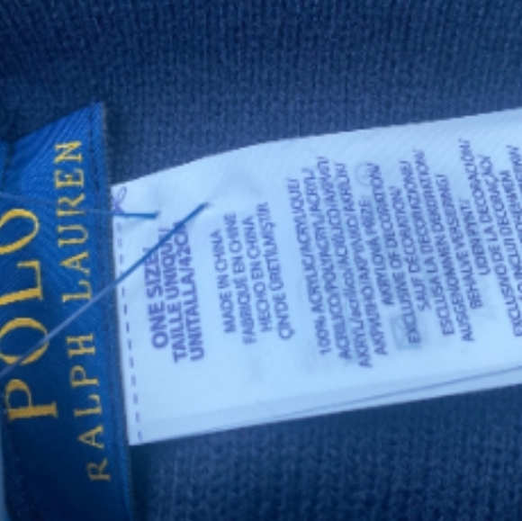 NWT Men's Ralph Lauren Polo Big Pony Cuffed Beanie - Picture 3 of 8